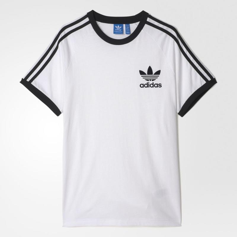 Adidas Originals California Tees AZ8128 White 3 Stripes CLFN Tshirt_Adidas  Mens_Original Adidas Prodcuts