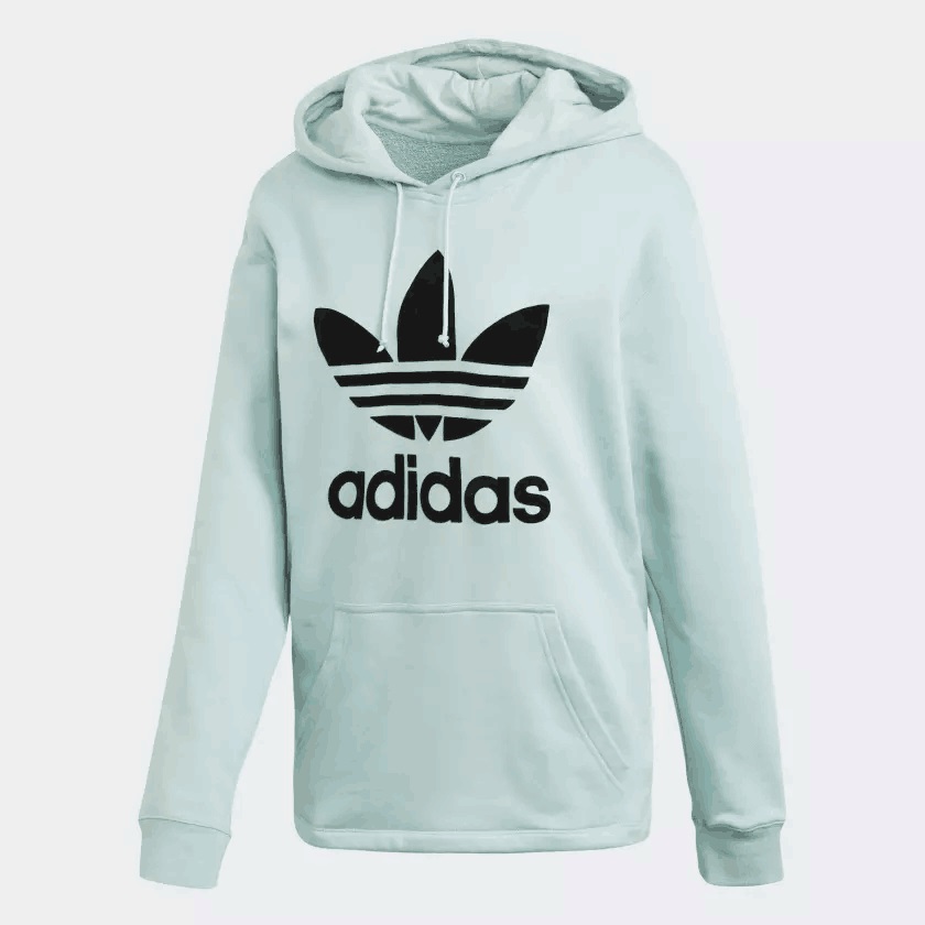 Adidas Original Women Hoodie DH4256 Oversize Green Hoodie