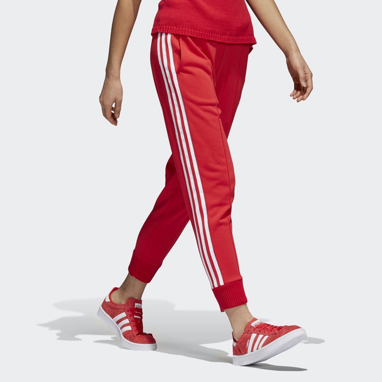 Original Adidas Track Pants CY5841 Red Training Pants