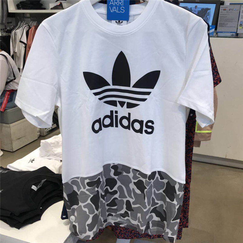 Original Adidas Mens Graphic Tees DN8033 White Tees DN8034 Black CB Tees