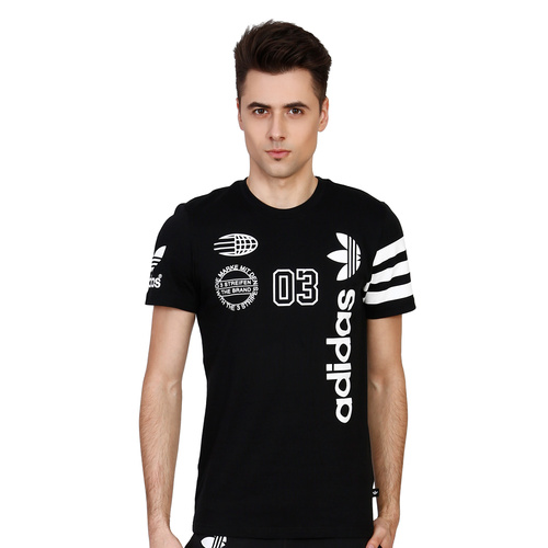 Adidas Original Mens Sports Essential Logo Tees S18630 Black Summer Tees