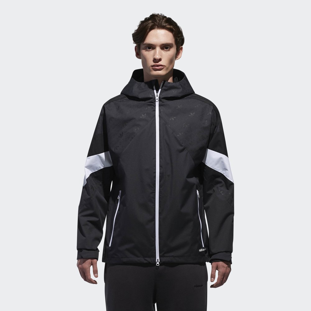 Adidas Originals Mens Iconics Wind Jacket CW5156 Windbreaker Zip Hoodies