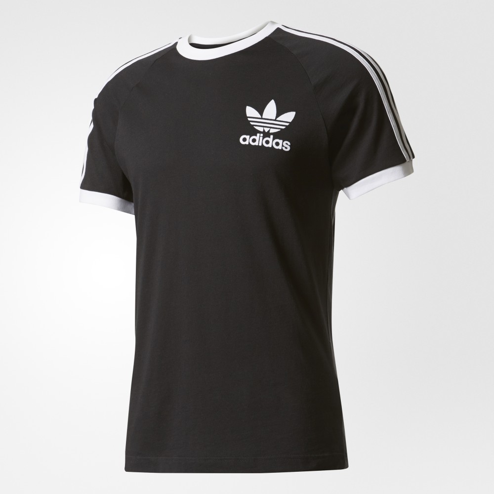 Adidas Originals California Tees AZ8127 Black 3 Stripes CLFN Tshirt