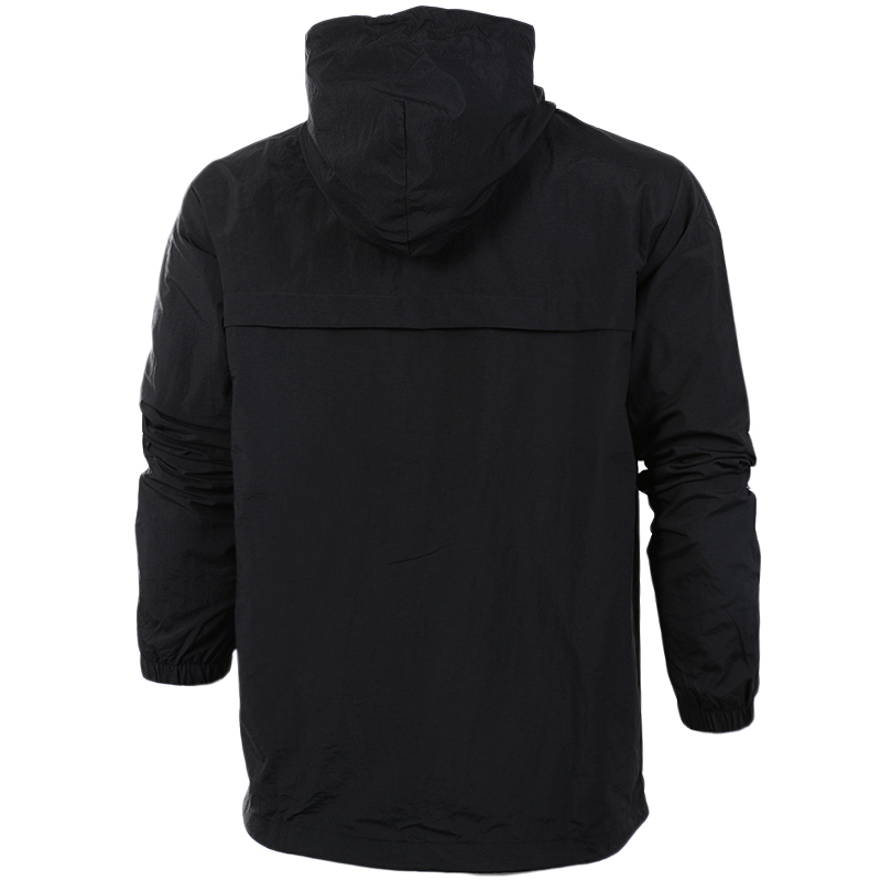 Adidas Original 3 Stripes Windbreaker Mens BR6984 Track Top Black Hoody