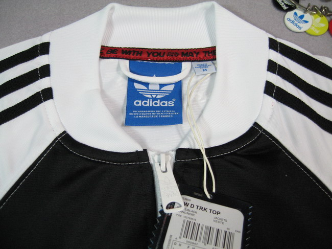 Original Adidas Star Wars Death Star V33809 White Track Top Jacket