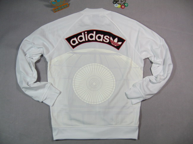 Original Adidas Star Wars Death Star V33809 White Track Top Jacket