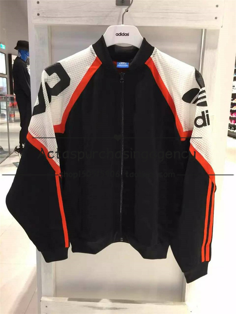 Original New Arrival 2016 Adidas Dress Originals Women's jacket Mandarin Collar Clothing Full Sportswear AJ8867
