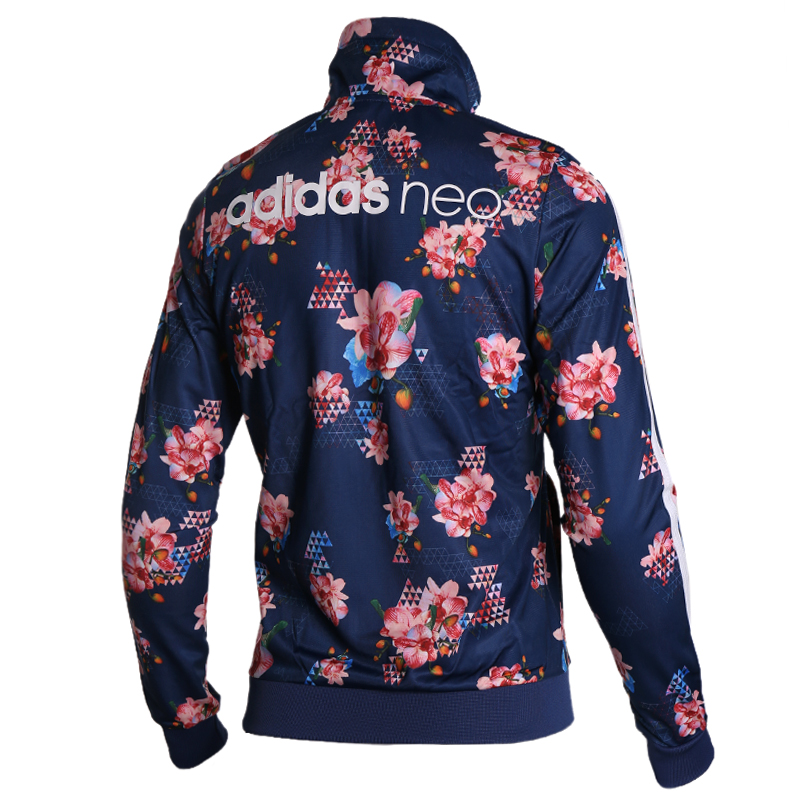 Womens All Over Print Track Top Mysblu/White BK6814 Firebird Track Top Jacket