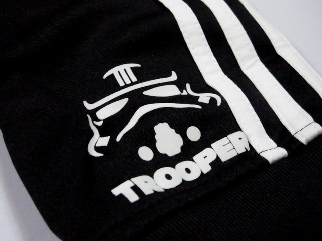 Original Adidas Stormtrooper Hoody Star Wars Flock Track Top Jacket pure Black P99646 Authentic Adidas Hoody 