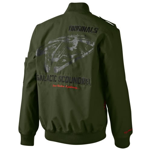 NEW Original Adidas Star Wars Han Solo Flight Jacket Strong Olive Track Top Adidas O58953 Coat