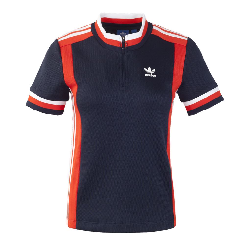 Adidas Womens Archive Tees Blue BQ5756 Osaka Jersey Polo Shirt