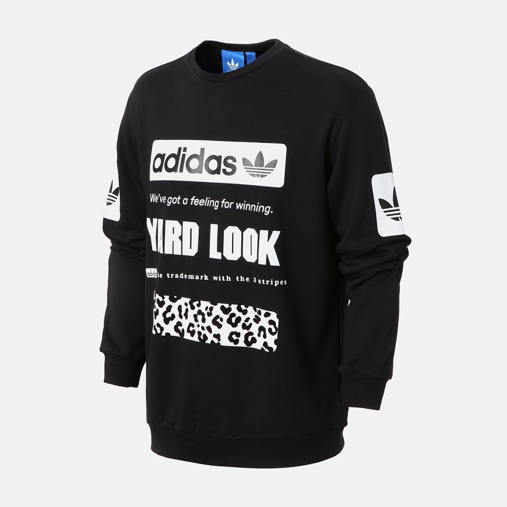 Adidas Original Graphic Crew Sweatshirt CD1717 Casual Sport Sweatshirt Hoodie