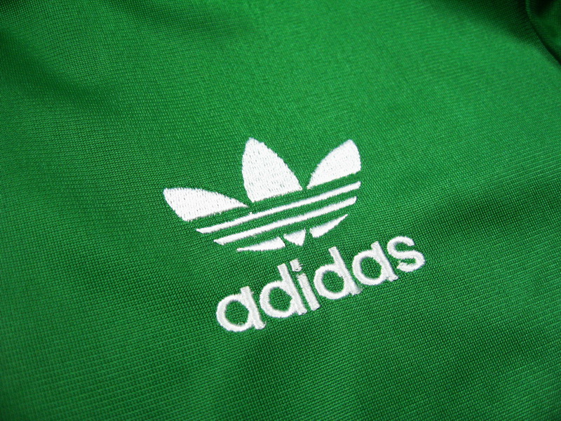 Original Adidas Womens Authentic Sports Track Top Firebird Jacket Green Trefoil Coat