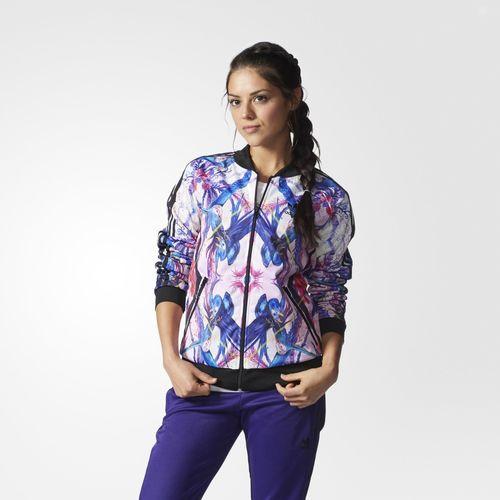 Adidas Originals FLORERA (Multicolor) Supestar Track Jacket Women's AB1986 Jacket