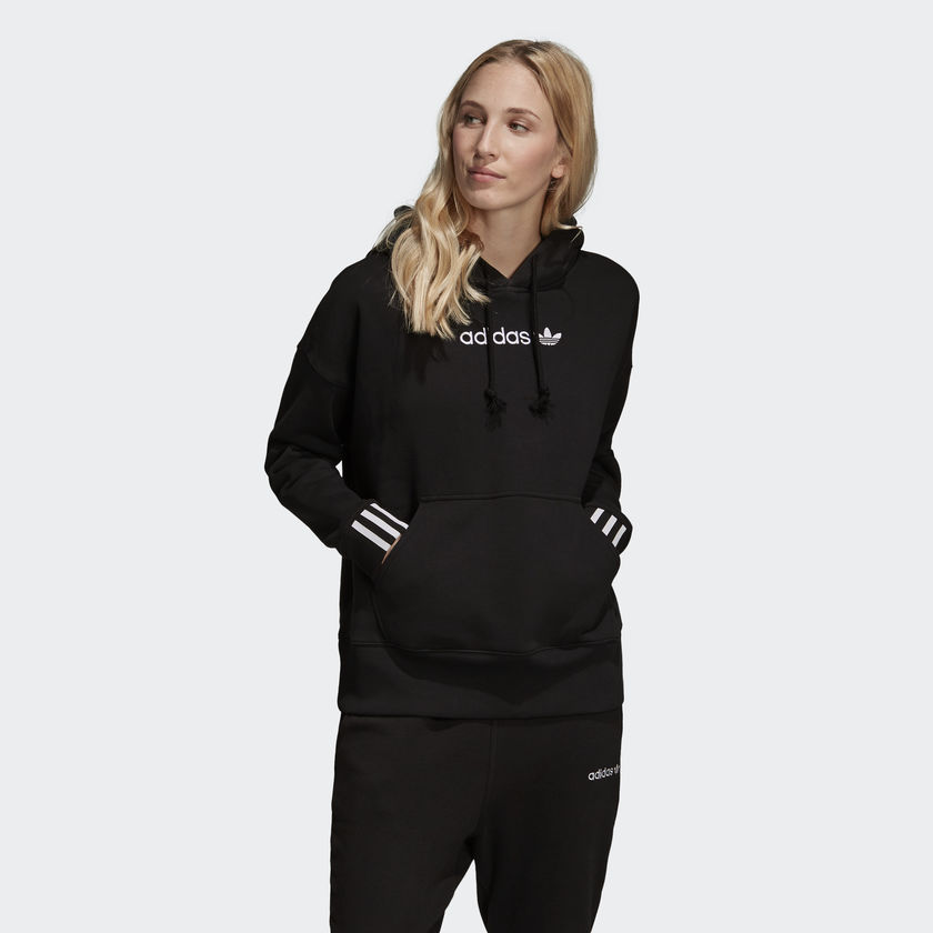Adidas Coeeze Hoodie Black DU7184 Women Pullover Hoodie