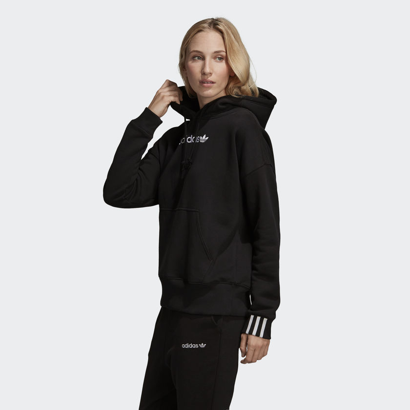Adidas Coeeze Hoodie Black DU7184 Women Pullover Hoodie