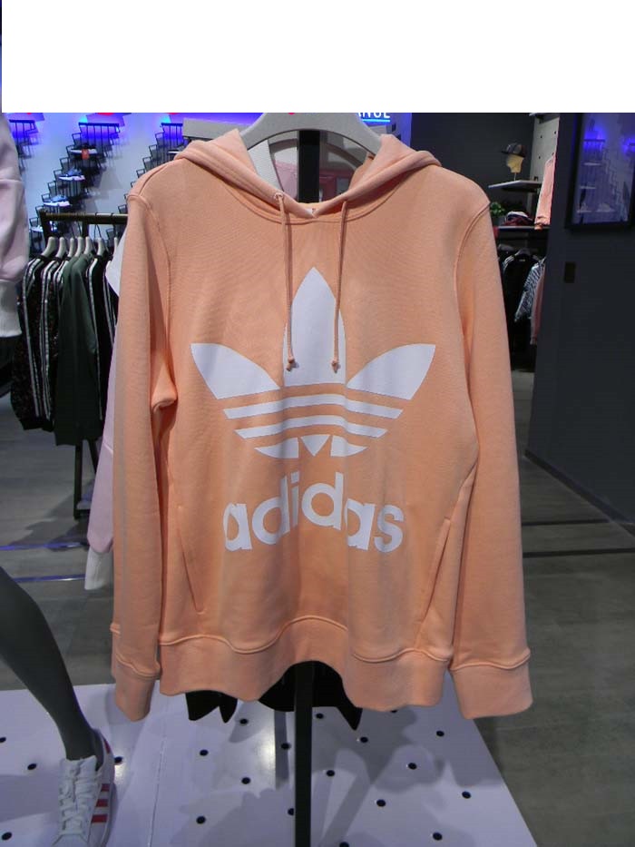 Adidas Womens Trefoil Hoodie DV2560 Adicolor Trefoil Pink Hoody