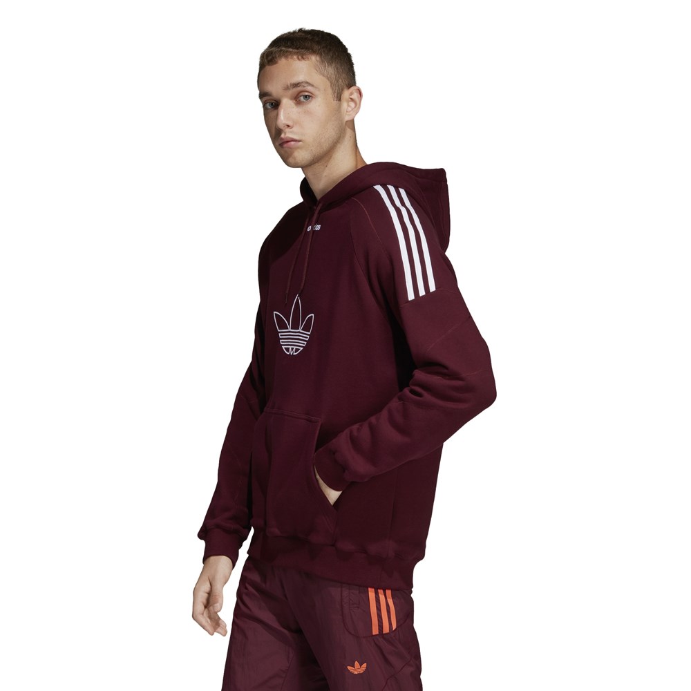 Adidas Flock Trefoil Hoodie DU8114 Mens Hoody
