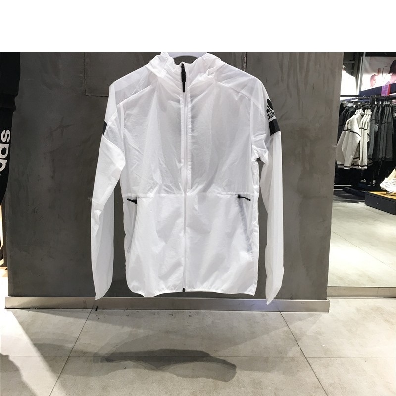 Originial Adidas WB ID Venti Mens Jacket CV8784 Windbreak White Hoody