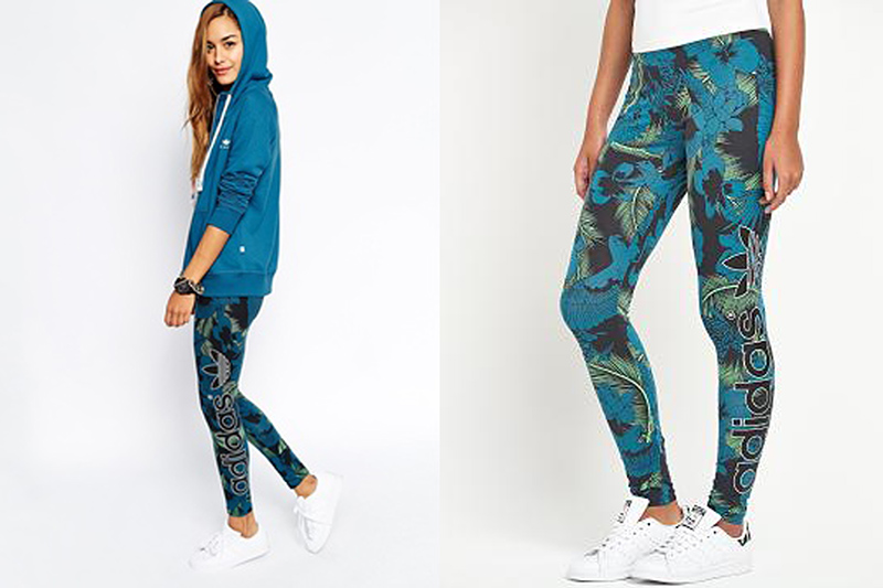 Original Adidas Hawaii Floral Print Leggings S19999 Hawii Legging