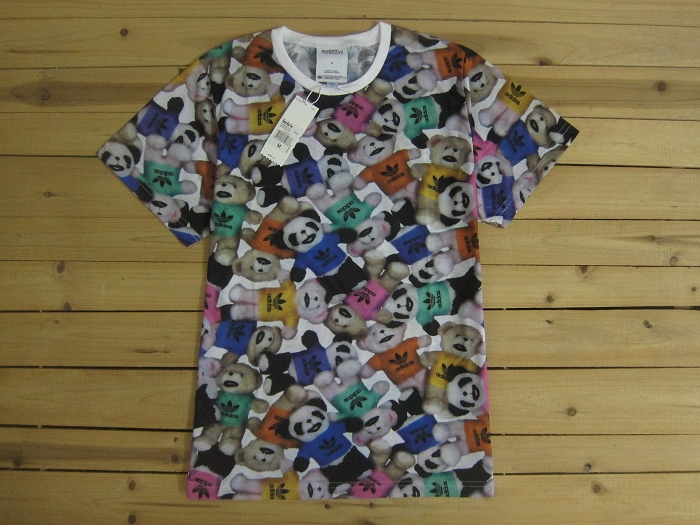 Original Adidas Womens Jeremy Scott Bear Big Tshirt Multicolor W60480 JS Summer Tees