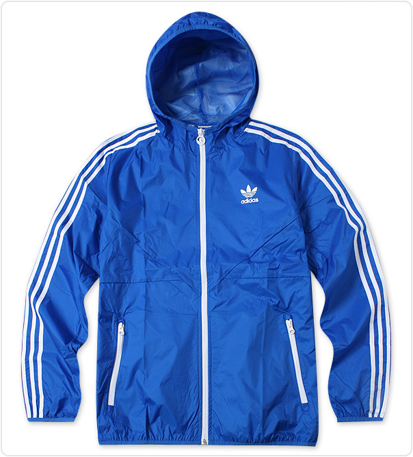Adidas Blue Windbreaker Jacket O57648 Rain Hoody_Promotion Products ...