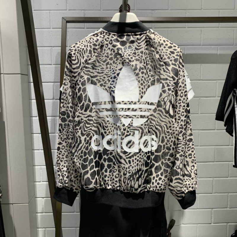 Original Adidas Womens DY0886 Sunscreen Jacket Jaguar Graphic Track Top Jacket