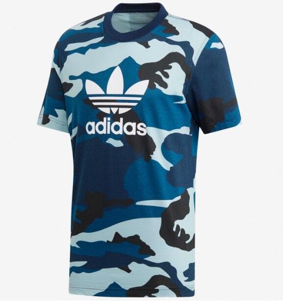 Adidas Camouflage Trefoil Tees DV2074 Mens Tees