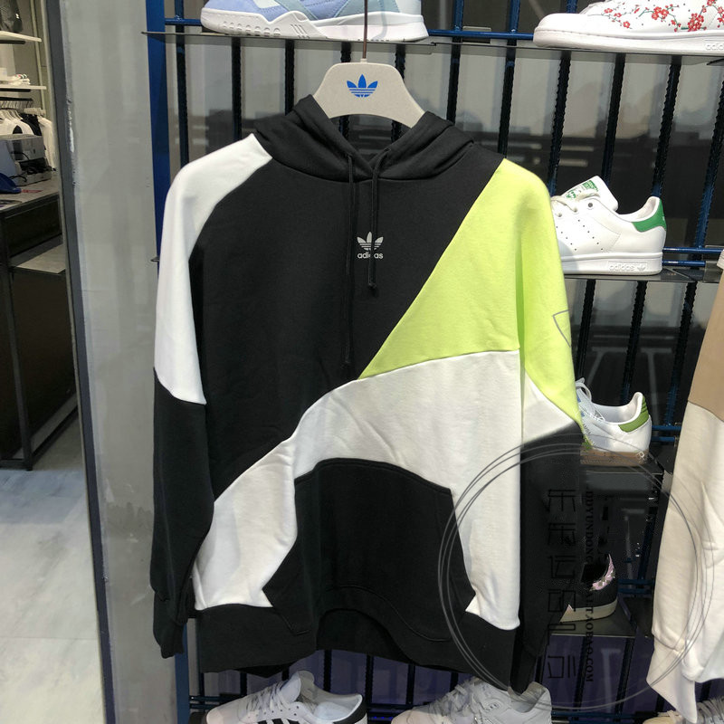 Adidas Originals Womens Colorblock Hoodie FR0557 Black Foot Locker Hoody