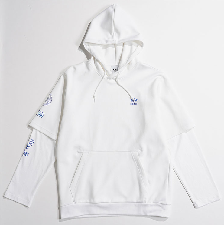 Original Adidas DP8571 Graphic Hoody  2 Colors White/Black DP8572 Hoody