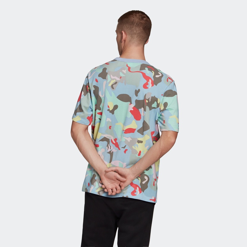 Original Adidas FS GRP AOP Mens FM2217 Summer Camo Tees C