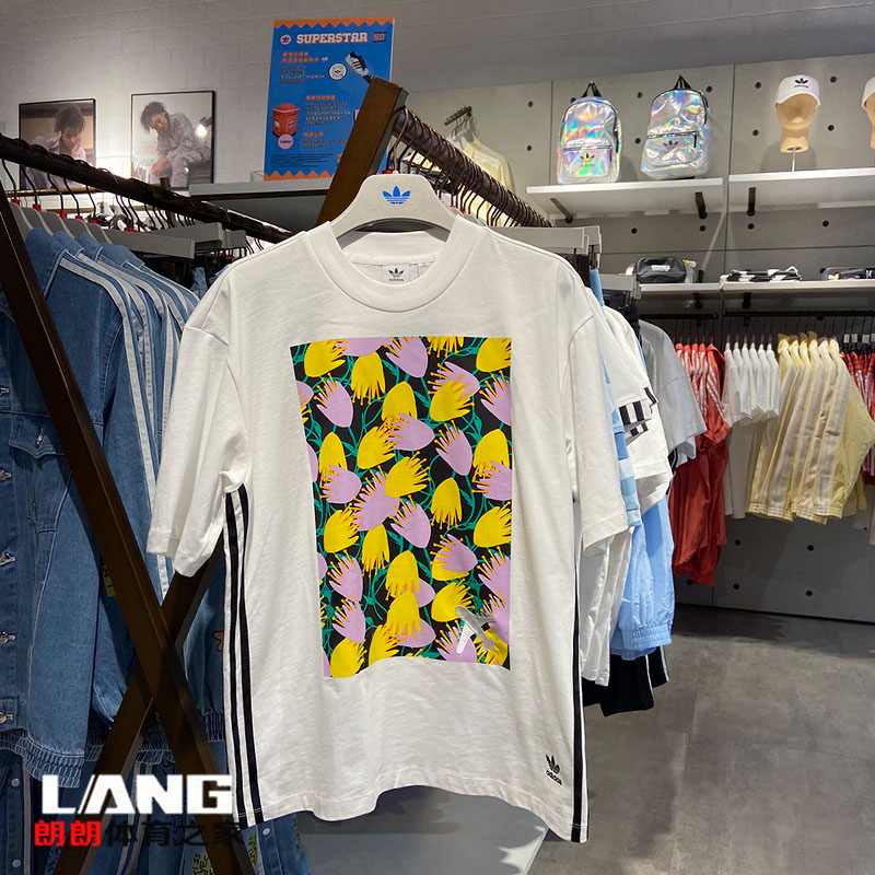 Adidas Womens GRAPHIC TEE FL4080 Summer Tees C