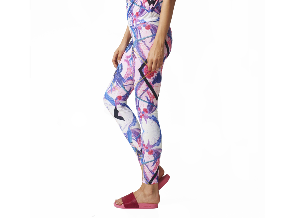 Original Adidas Florera Brazil Farm Leggings AB1976 Pants