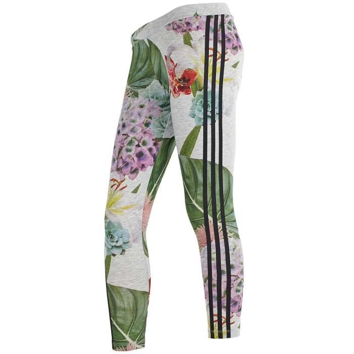Adidas Womens Originals Training Leggings Multicolor AJ8879 Floral Print Leggging
