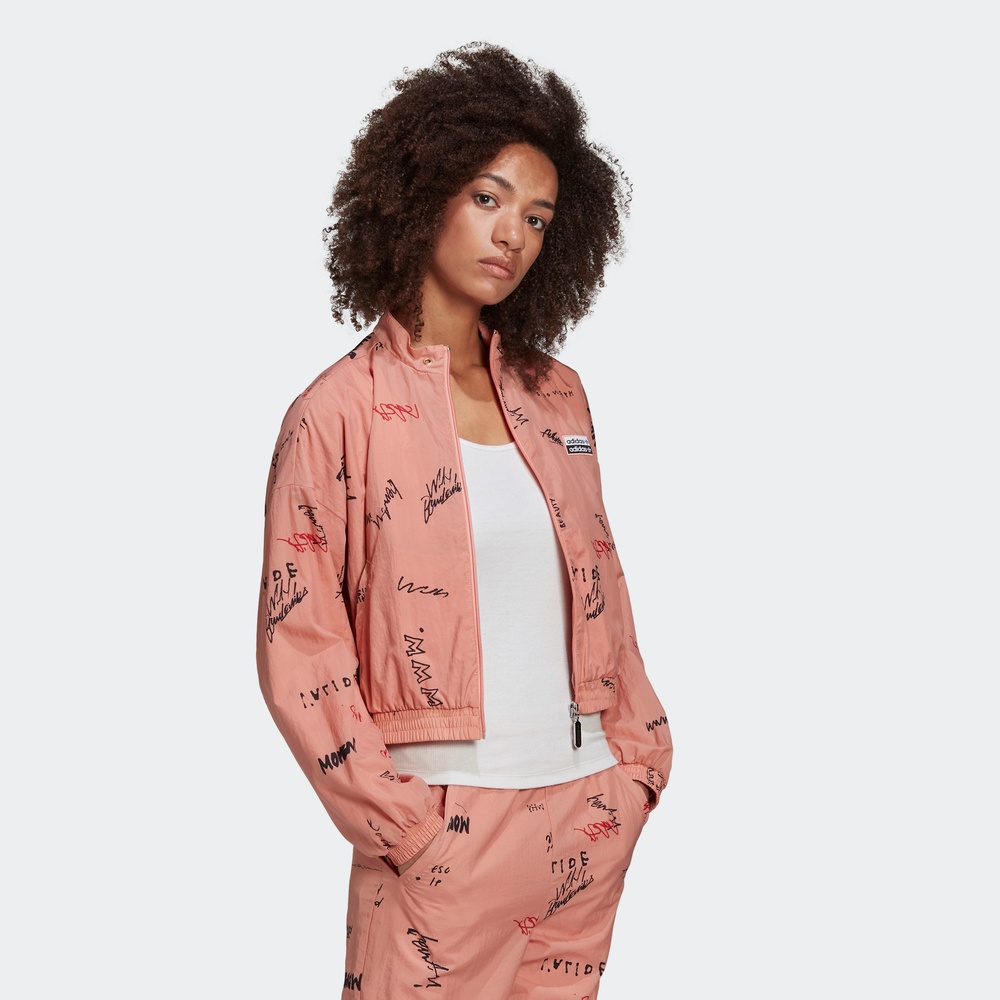 Adidas Originial Womens R.Y.V. Track Top GD3041 Pink Jacket GD3043 Track Pants Full Tracksuit Set