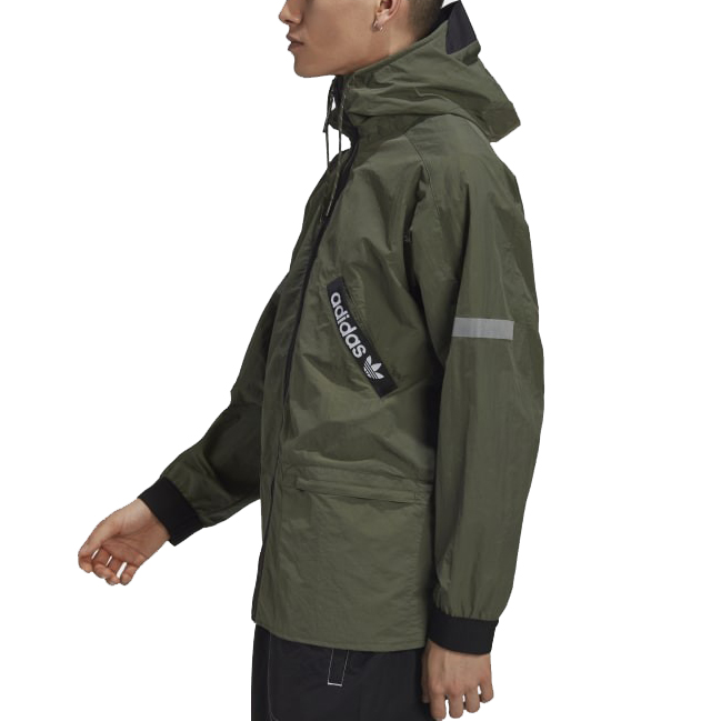 Original Adidas Adventure Windbreker Green Hoody GD5587 Base Green ADV Zip Jacket