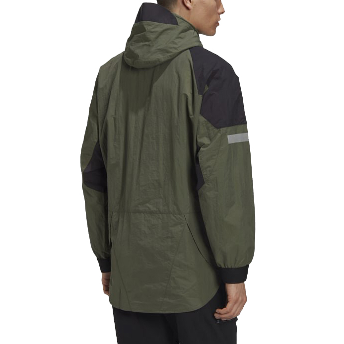 Original Adidas Adventure Windbreker Green Hoody GD5587 Base Green ADV Zip Jacket