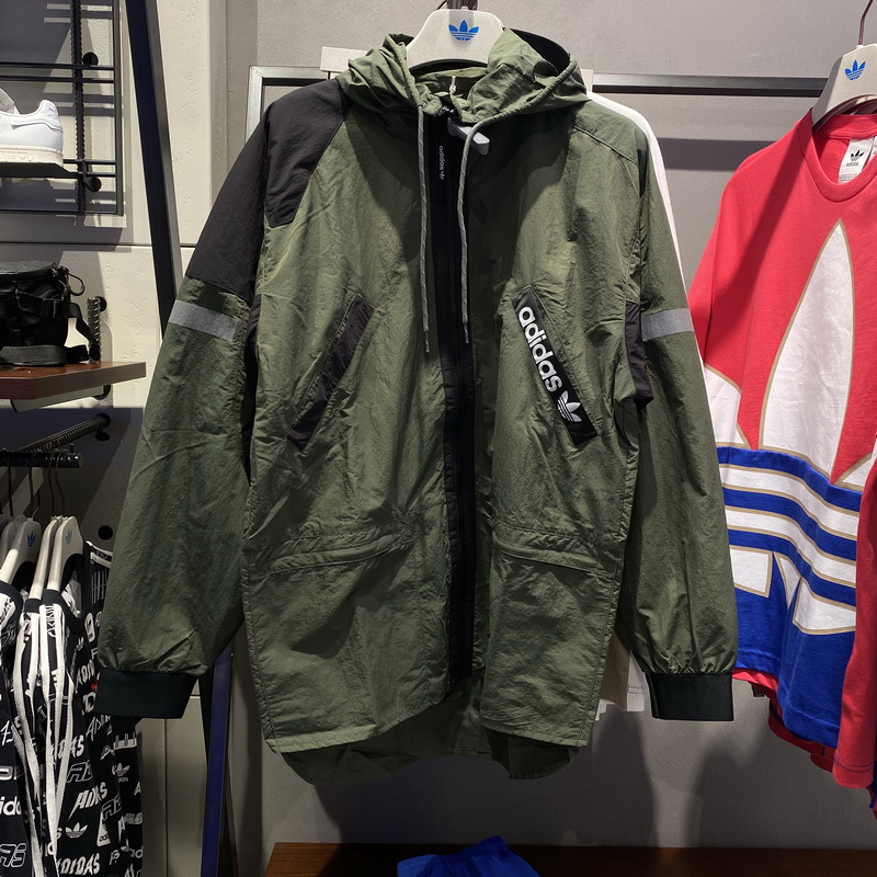 Original Adidas Adventure Windbreker Green Hoody GD5587 Base Green ADV Zip Jacket