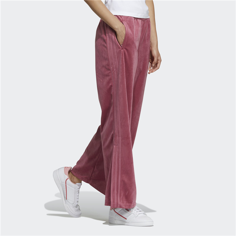 Adidas Original Womens Pink GV2927 Velour Track Pants GV2926 Black Velour Track Jogger Pants