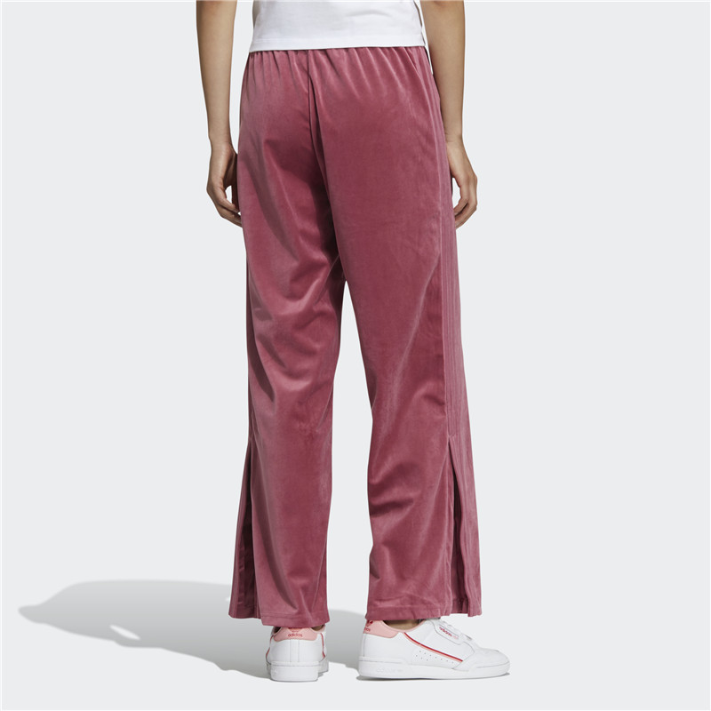Adidas Original Womens Pink GV2927 Velour Track Pants GV2926 Black Velour Track Jogger Pants