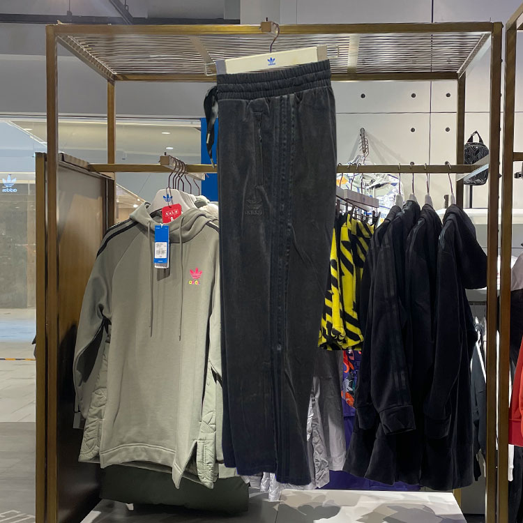 Adidas Original Womens Pink GV2927 Velour Track Pants GV2926 Black Velour Track Jogger Pants