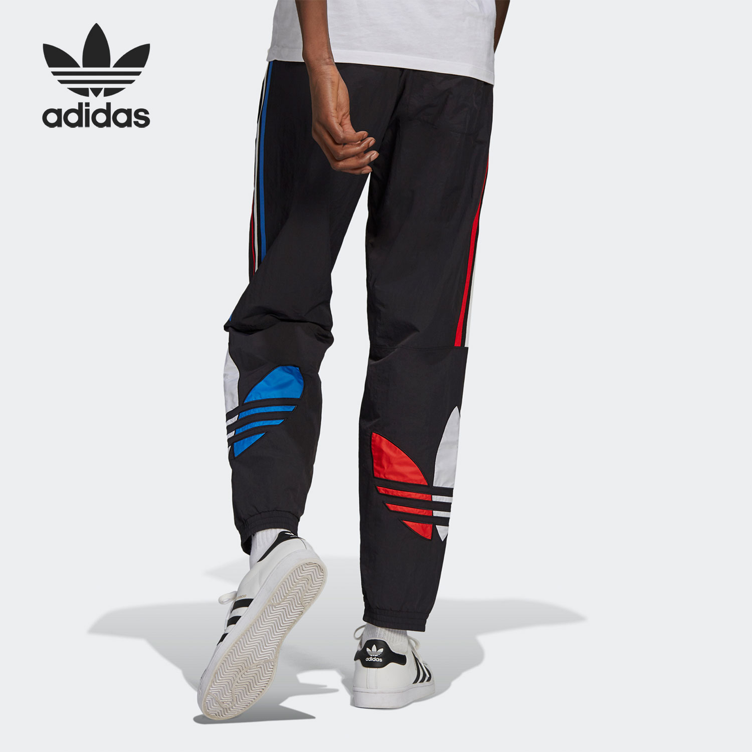 Adidas Original GN8046 Mens Adicolor Track Black Pants
