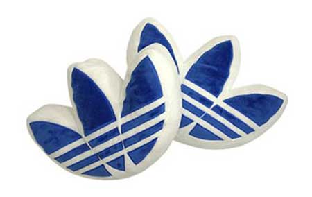 Promotion Hot Selling Adidas Pillow Adidas Car Poillows Small Size