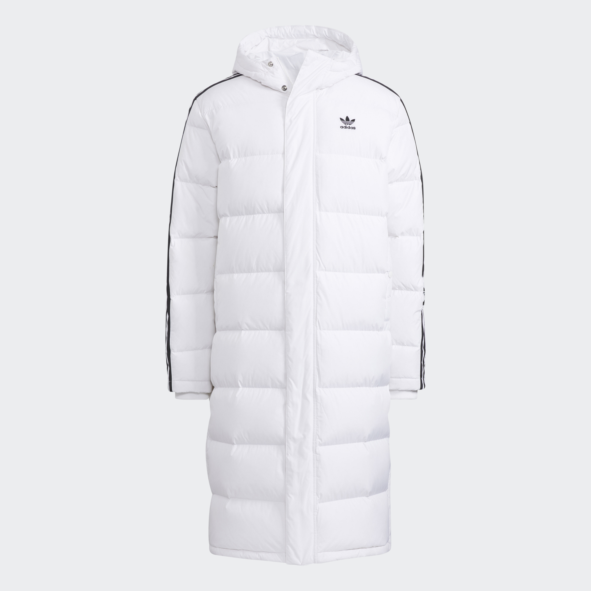 Adidas Originals Mens Long Down Coat HI4658/HI4659 Two Colors White/Black Down Jacket