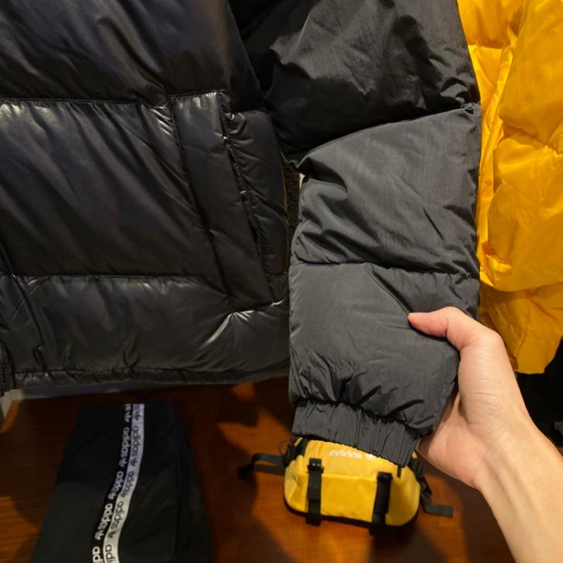 Adidas Down Regen Hooded Blocked Puffer GE1324 Jacket Regen Down Coat