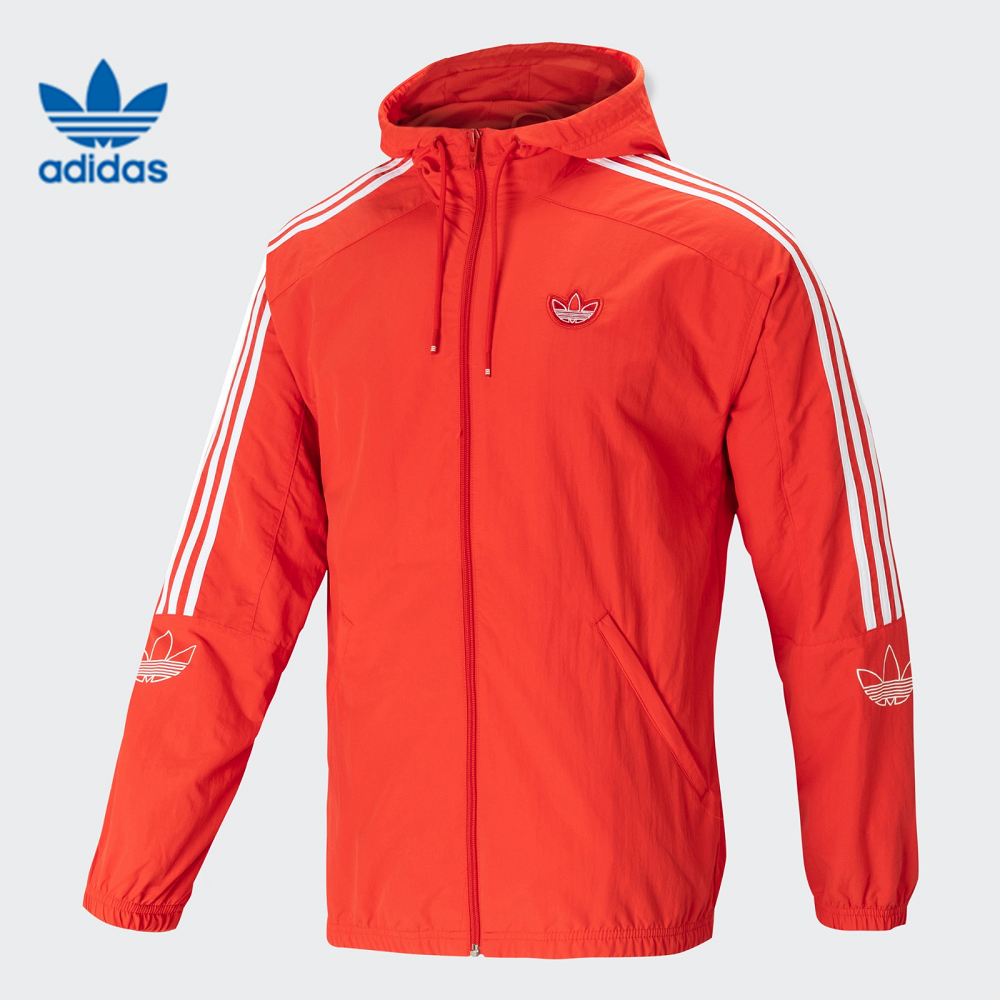 Adidas Originals Outline Windbreaker Red FL1773 Hoody Sport Jacket