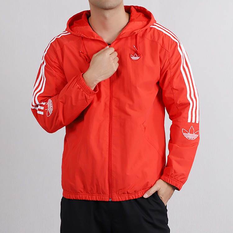 Adidas Originals Outline Windbreaker Red FL1773 Hoody Sport Jacket
