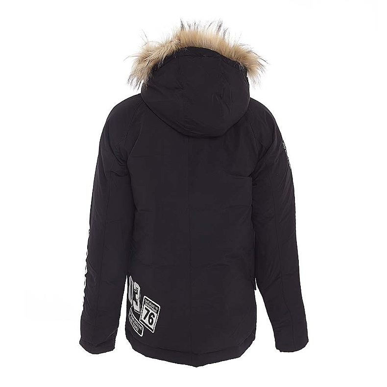 Adidas Mens Originals Black Winter Coat AY8638 Logo Duck Padded Jacket