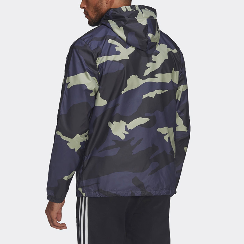 Adidas Original Graphics Camo Windbreker Black HF4876 Hoody 