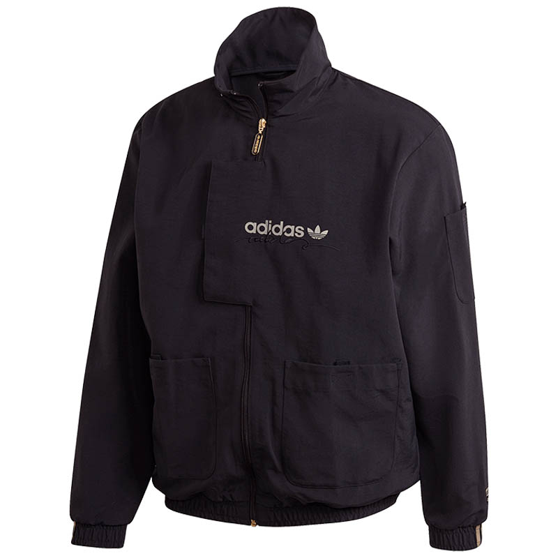 Adidas R.Y.V Sports Black Jacket GJ6728 Track Top